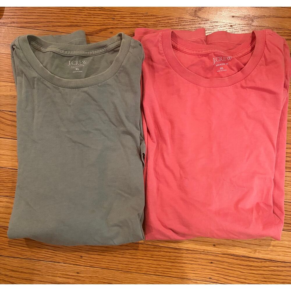 J.Crew Broken-In T-Shirt Bundle Men’s XL Short Sleeve Crewneck Casual Basics